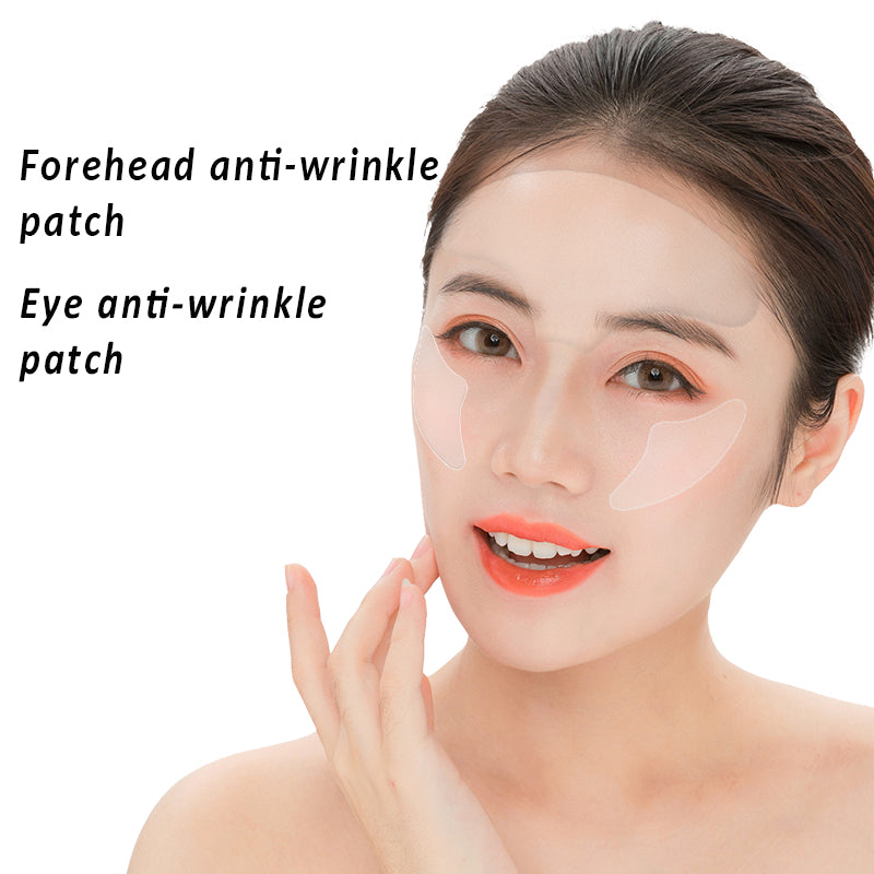 Reusable Anti Wrinkle Face Neck Chest Hand Eye Nose Pad Silicon Transparent Anti Microgroove Removal Sticker Skin Care Patch