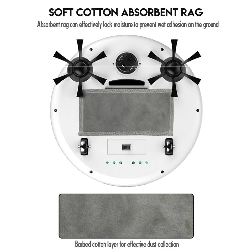 Rechargeable Smart Vacuum Cleaners Robot 4 in 1 3200pa USB Auto Smart Sweeping Dry Wet Mop UV Sterilizer Strong Suction Sweeper