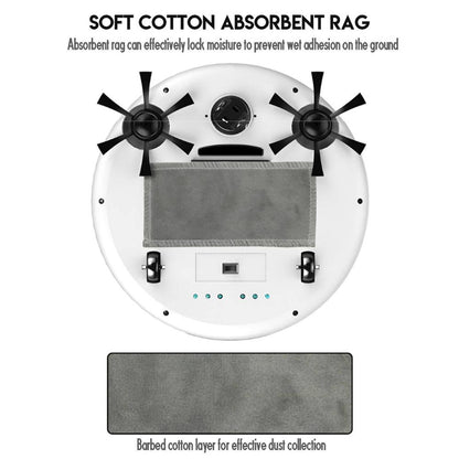 Rechargeable Smart Vacuum Cleaners Robot 4 in 1 3200pa USB Auto Smart Sweeping Dry Wet Mop UV Sterilizer Strong Suction Sweeper