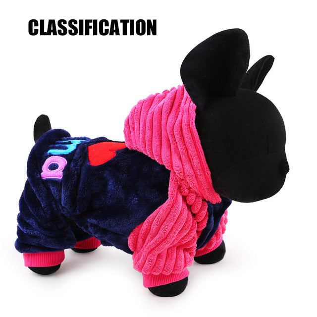 Petcircle Fashion I love papa and mama winter Pet Dog Clothes Clothing For Pet Small Large Dog Coats Jackets for chihuahua I love mama coats