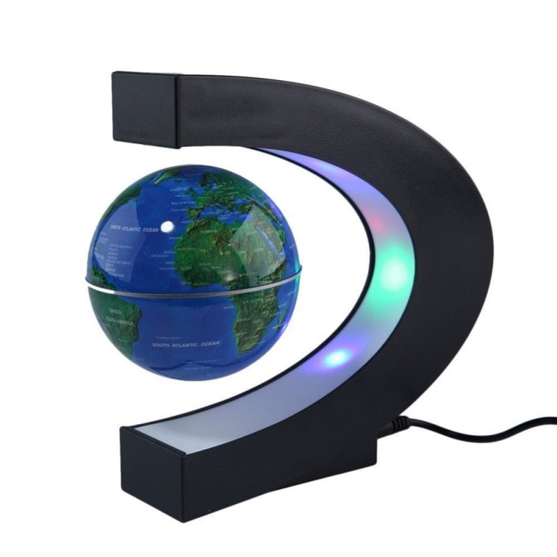 Ship From USA Hot Magnetic Levitation Globe Anti Gravity With LED Light Lamp For Kids Education Teaching