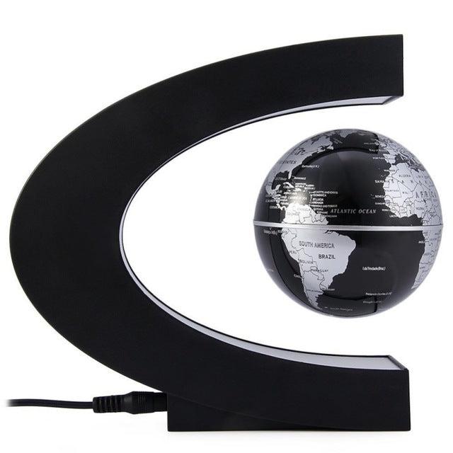 Ship From USA Hot Magnetic Levitation Globe Anti Gravity With LED Light Lamp For Kids Education Teaching Black United States