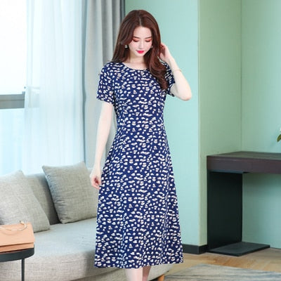 Summer Dress New 2019 Plus size cotton Elegant 10