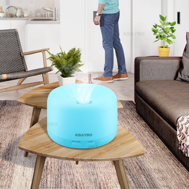 Ultrasonic Aromatherapy Humidifier Essential Oil Diffuser Air Purifier for Home Mist Maker Aroma Diffuser Fogger LED Light 300ML